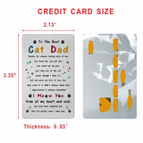 Valentines Day Card For Cat Dad - Gifts For Cat Dad Father Lover Birthday Thanksgiving Father'S Day Easter Card