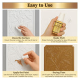 Antique Gold Paint Metallic Acrylic, Gold Leaf Touch-Up Paint For Wood, Metal, Arts & Crafts, Home & Wall - Water-Based, Non-Toxic, Odorless, Non-Fading Formula For Long-Lasting Brilliance(1 Fl Oz, Bronze)