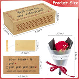 Will You Be My Valentine Card, Handmade Cute Love Card Matchbox With Mini Rose, Surprise Gift, Anniversary Or Valentines Day Gift For Her, Him, Wife, Husband, Girlfriend, Boyfriend, Couples