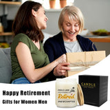 Retirement Gifts For Women Candle - Retired Gifts Ideas, Happy Retirement Decorations Lavender Candle For Women, Natural Soy Wax Scented Candles