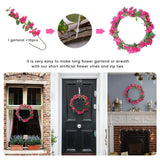 10 Pcs Artificial Flowers Silk Bougainvillea Branches Faux Artificial Bougainvillea Floral Stems 31" Long Plant Branches For Wedding Centerpieces Home Office Decoration Table Runner