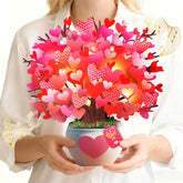 Valentine’S Day Cards, Card With Music And Lights, Tree Of Hearts Bouquet 3D Card For Women Mom Wife