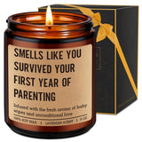 First Year Of Parenting Candle, New Parents Gifts For Couples 2026, Funny 1St Year Parent Survival Gifts, Baby First Birthday Congrats Presents Ideas, Funny Presents For New Mom And Dad