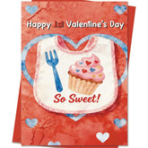 Baby’S First Valentines Card | Happy 1St Valentines Day Cards Gifts For Son Daughter Grandson Granddaughter