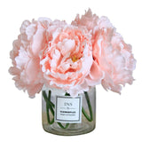 Artificial Peony For Home Decoration, 5 Pcs Faux Peonies With Stems, Silk Flowers Bouquet For Wedding Decoration And Flower Arrangement