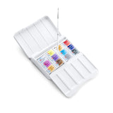 Professional Watercolor Set – Atlas Botanical Collection, 12 Full Pans, Artist Grade, Vibrant & Lightfast Colors In Durable Box By Nevskaya Palitra