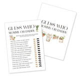 Locally Grown Baby Shower Games - Guess Who Mommy Or Daddy Card Set | Farmers Market Theme Ice Breaker Activities For Parents-To-Be (5" X 7" 25Pcs) A07