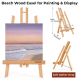 51 Pcs Acrylic Paint Set With Tabletop Easel, Painting Kit With 12 Acrylic Paints, Canvases, Brushes, Palette, Paper Pad, Art Supplies, Ideal Gift For Adults, Kids, Artists, Students
