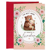Grandma Birthday Card - 5.5"X8" Bear Happy Birthday Card For Grandma With Envelope Birthday Gifts From Grandkids Granddaughter Grandson