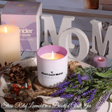 Mother'S Day Gifts For Her Lavender Scented Candle 8Oz, Soy Wax Jar Candles With Cotton Wick, Long Lasting Home Fragrance, Funny Gift Candle Birthday Gifts For Mom