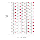 Anniversary Wrapping Paper Sheet - 6 Sheets 1St Anniversary Design Folded Flat For Husband, Wife, Boyfriend, Girlfriend, Birthday, Valentines Day - 19.7 Inch X 27.5 Inch Per Sheet