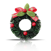 Christmas Fridge Magnets, Cute Wreath Christmas Refrigerator Magnets With Mistletoe Designs, Funny Winter Xmas Magnet For Fridge Home Kitchen Party Decorations