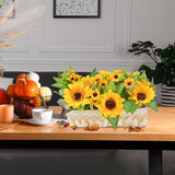 Sunflowers Artificial Flowers Decorations, Artificial Plants Indoor, Sunflower Centerpiece Table Decorations For For Home Bathroom Kitchen Decor