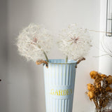 Giant Artificial Dandelion Flower Fake Dandelion Decor For Home (2 Pcs) (White)