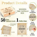 40Th Birthday Party Share A Memory Set, 1986 Birthday Gifts For Women Men, 1986 Wooden Share A Memory Box With Memory Sign And 50 Pcs Memory Cards, 1986 Birthday Gifts, 40Th Birthday Party Decorations