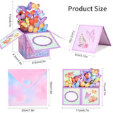3D Butterflies Pop Up Card For Women, Wife, Mom, Daughter, Sister - 7" X 7" Butterfly Gift Card For Birthdays, Thank You, Get Well, Mother Day, Anniversary- Includes Notecard And Envelope