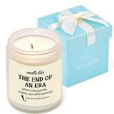 Retirement Gift For Woman, Men, ?Coworker Leaving Gifts For Women, Farewell Gifts For Coworkers, Retirement Candle Party Decorations, Goodbye Gift For Friends, Teachers-Lavender Soy Wax Candle