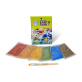Petite Natural Earth Paint Kit – Eco-Friendly, Washable Craft Paint For Kids & Diy Projects, Non-Toxic, Gluten-Free, Made In The Usa, Compostable Packaging, Organic & Mineral-Based Pigments, 6 Bright Colors, Easy Clean-Up