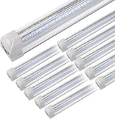 10 Pack 4FT LED Shop Lights 50W 8000LM 6500K Linkable Plug and Play T8 Fixtures