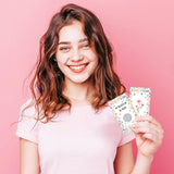 50 Pcs Wildflower Scratch Off Cards, Wildflower Garden Flowers Party Game, Spring Floral Lottery Prize Raffle Tickets For Baby Shower Birthday Bridal Shower Wedding