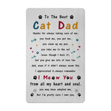 Valentines Day Card For Cat Dad - Gifts For Cat Dad Father Lover Birthday Thanksgiving Father'S Day Easter Card