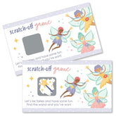 Big Dot of Happiness Let’s Be Fairies - Fairy Garden Birthday Party Game Scratch Off Cards - 22 Count