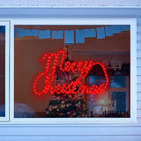 24 Inch Christmas Window Silhouette Lights,Merry Christmas Window Silhouette Lights,Double Side Lamp Decoration For Holi