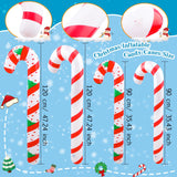 8 Pieces 47 Inch 35 Inch Inflatable Christmas Candy Canes Blow Up Candy Canes Balloon For Indoor And Outdoor Xmas Party