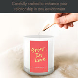Coconut Wax Candle | Relationship Gift For Couples | Handcrafted All Natural Cucumber Melon Candle | 60 Hour Clean Burning Non Toxic Candle (11 Oz)