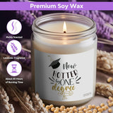 Graduation Gifts For Her Him - Masters Degree College High School Graduation Gifts 2025 - Now Hotter By One Degree Soy Wax Scented Candle