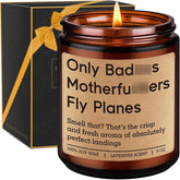 Scented Candle - Pilot Gifts For Men, Women - Flight School Graduation, Birthday, Valentines, Aviation Gifts For Pilots, Student - Retirement, Funny Airplane Decor For Dad, Boyfriend, New Aviator