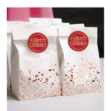 Bundleofbeauty Item#4590 Bridgt And Vivid 50Pack Rustic Glitter Red And Gold Merry Christmas Envelope Stickers Seals
