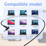 65W Laptop Charger for HP EliteBook 840 845 850 G3 G8 G6 G7 Power Adapter Cord