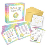 Tooth Fairy Kit For Boys And Girls, Magical Keepsake Gift With Tooth Pouch, 10 Unique Tooth Fairy Cards, 10 Tooth Fairy Receipts, 10 Golden Envelopes, First Toothfairy Visit
