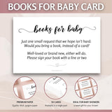Baby Shower Games - Books For Baby Shower Cards | Pack Of 50 Premium 350Gsm Quality Cards 3X2" | Fun Baby Shower Game For Guests - Perfect Addition To Your Baby Shower Invitations