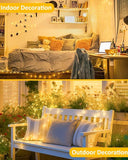 6 Pack 20FT Battery Operated Fairy Lights 60 LED Warm White Timer Christmas String Lights