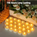 50 Pack Flameless Led Tea Lights Candles Battery Operated, Flickering Electric Fake Tealights Candles For Wedding, Party, Festival, Votive, Table, Home Decor