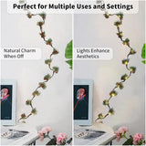 Christmas Simulated Pine Needle Lights,78 Inch 20 Led Pinecone String Lights, Copper Wire String Lights For Bedroom, Roo
