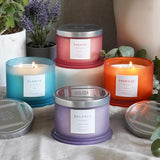 HomeWorx by SLATKIN + CO. 14oz Candle - Balance, Lavender + Cedarwood. 3-Wick Premium Scented Candle - 30-40 Hours of Clean Burn. Aromatherapy.