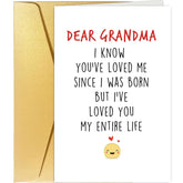 Funny Mothers Day Card For Grandma, Grandmother Birthday Card, Mother'S Day Gift From Grandchild, Happy Mother'S Day Card Gifts For Grandma