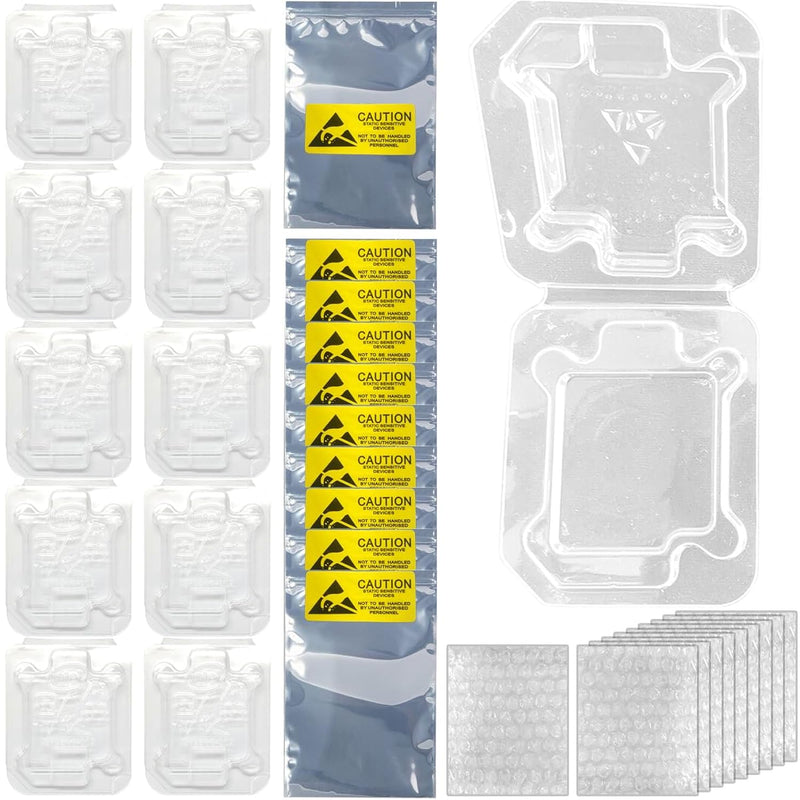 Cpu Case Tray For Intel, Clamshell Plastic Protective Box Holder For Intel 775