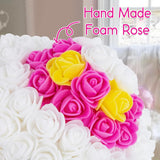 Valentines Day Gifts For Her- Hand Made Rose Kitty Valentine Day Gifts For Kids - Artificial Teddy Bear Gift For Women, Mothers Day, Wedding And Anniversary, Birthday Present