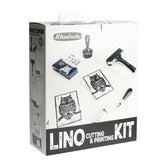 - Aqua-Linoldruck, Lino Printing Set, Complete Set With 5 X 20 Ml Tubes, 1 X 35 Ml Tube Lino Printing Ink, 82 716 097, Incl. Cutting Tool, Roller, Lino Printing Plates