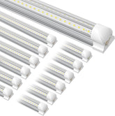 12 Pack 4FT T8 LED Shop Lights 42W 6300LM 5000K Daylight Linkable Plug and Play Garage Ceiling Lights