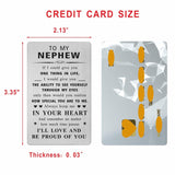 Nephew Card - Gifts For My Nephew Birthday Graduation Wedding Christmas Father'S Day Back To School Card From Aunt