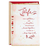 Hallmark Valentine's Day Card for Wife (Happiness and Hard Work)