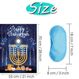 Hanukkah Games Pin The Star On The Menorah Chanukah Party Pin The Star Games Chanukah Activities Holiday Plays 2 Eyemasks 24 Stickers For Birthday Travel Road Trip