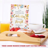 Mothers Day Card For Wife - Happy Mothers Day Card For Wife From Husband - Religious Flowers 1St First Mother'S Days Cards For Pregnant Mom - Single 5.3''X 8'' Folded Cards With Red Envelope
