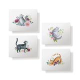 Paper - Assorted Cat Greeting Cards - Stationery Cards With Envelopes - Thank You Card - Blank Note Cards - Greeting Cards For All Occasions - Made In Usa (5.5 X 4.25, Set Of 12)