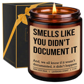 Candles - Hr Human Resources, Funny Office Gifts For Coworkers, Boss Gifts For Women, Men - Valentines Day, Birthday, Work Present For Coworker, Boss Lady, Employee, Manager, Social Worker, Nurse